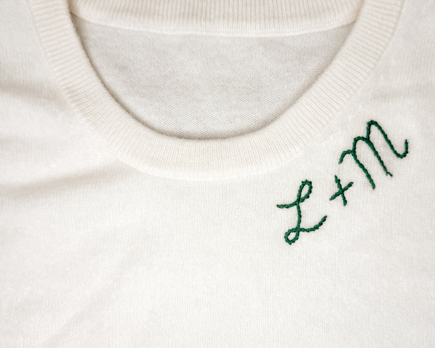 Initials Cashmere Sweater
