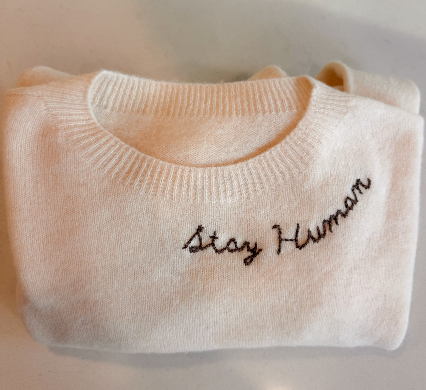 Stay Human Cashmere Sweater