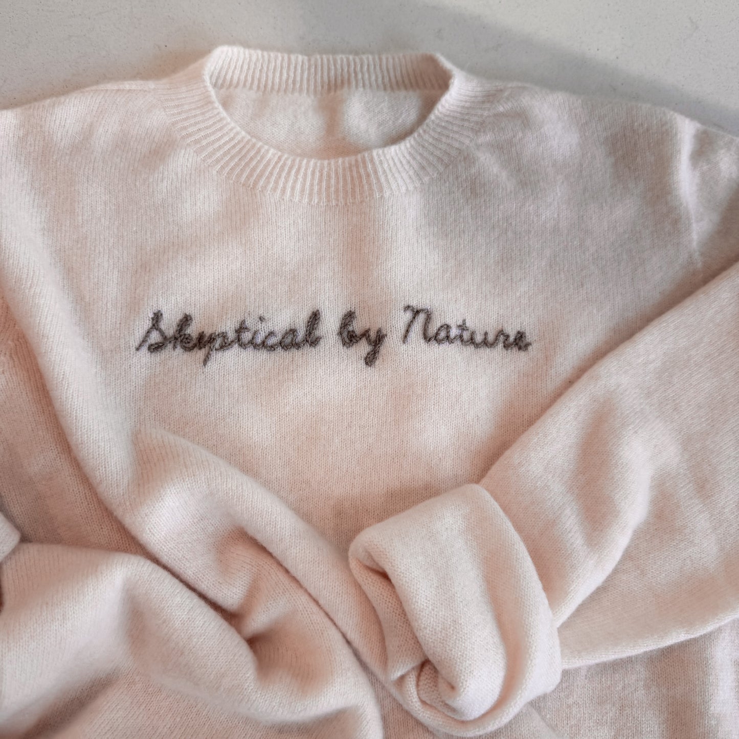 Skeptical by Nature Cashmere Sweater
