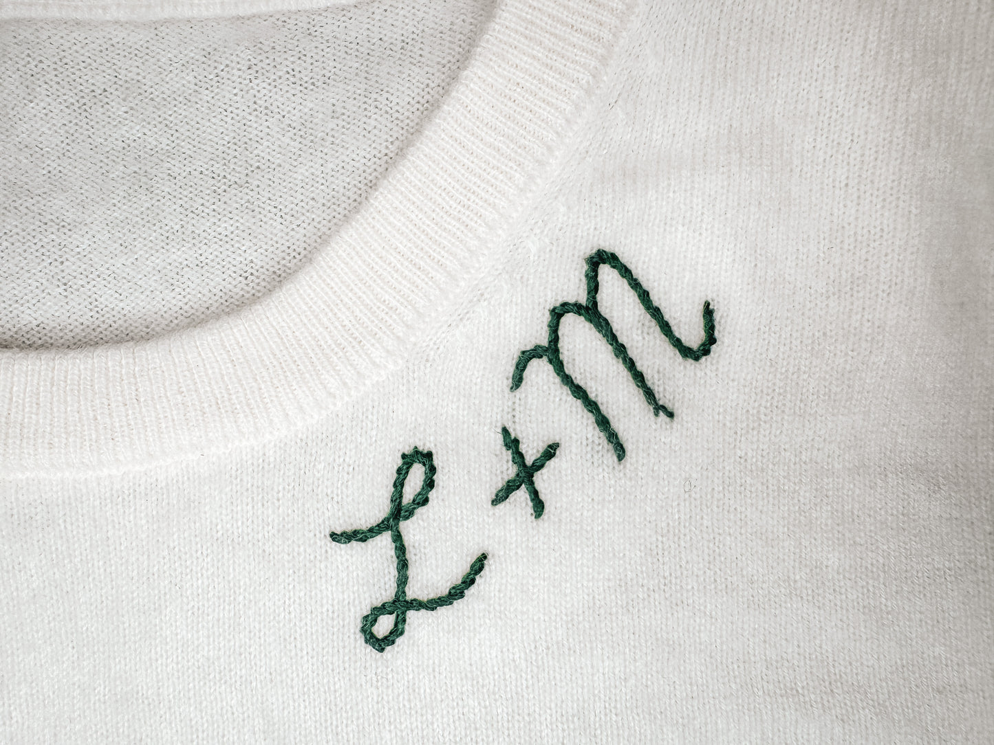 Initials Cashmere Sweater