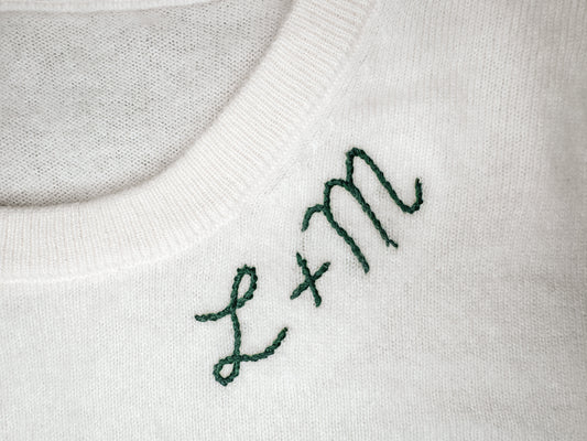 Initials Cashmere Sweater
