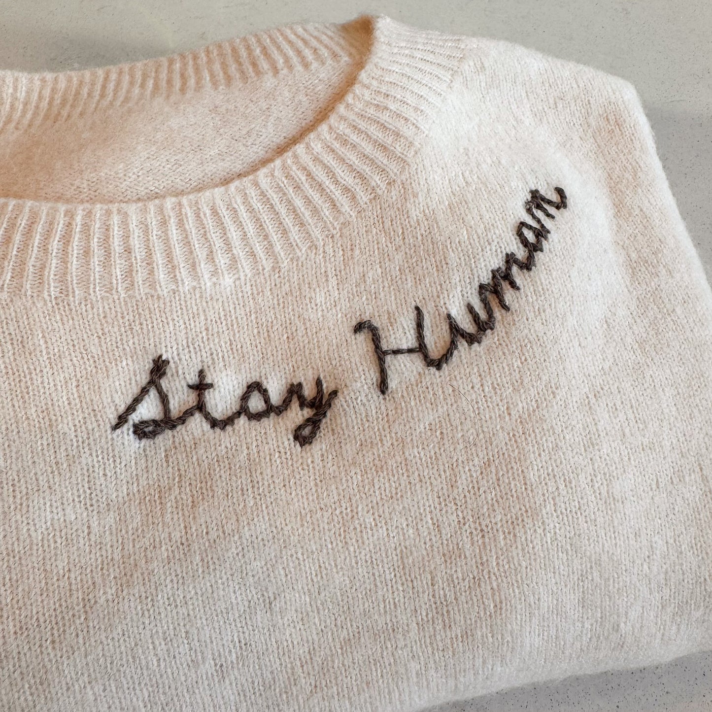 Stay Human Cashmere Sweater